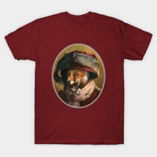 Edwardian Vintage Vixen Oval T-Shirt